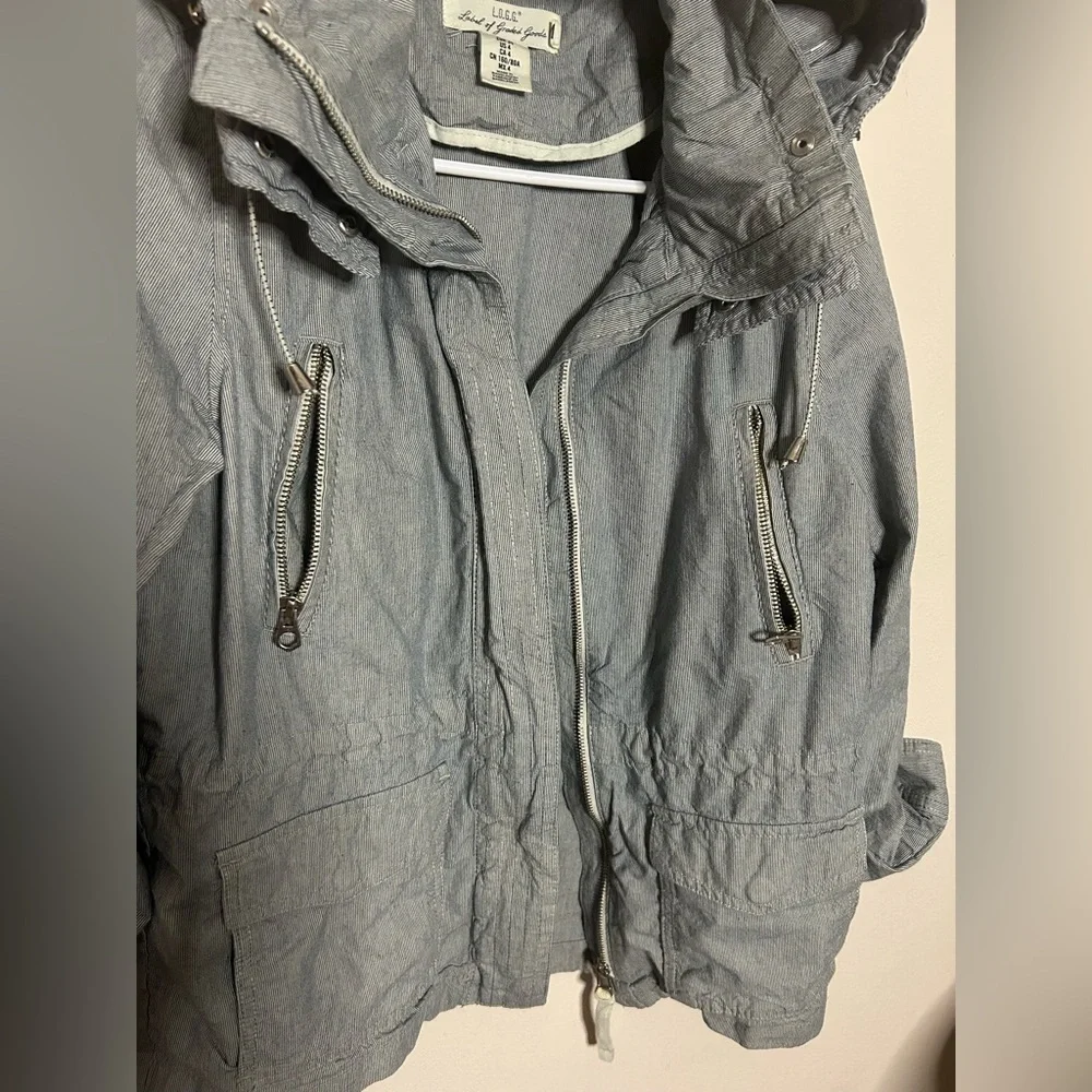 Label of Graded Goods by H&M Women’s Utility Jacket Casual Fit Size 4 Cotton - Picture 3 of 10